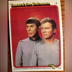 Star Trek: The Motion Picture, A Topps Picture Card Series - 1979 Paramount